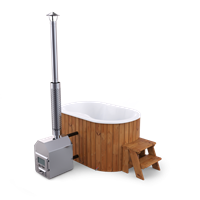ThermoZen Hottub Ofuro - thermowood - externe houtkachel
