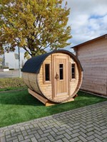 Barrelsauna thermowood L300 D197 - zonder terras