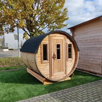 Barrelsauna thermowood L300 D197 - zonder terras