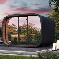 Round Cube sauna's