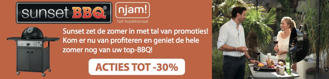 sunset bbq promotie mei kopen mechelen