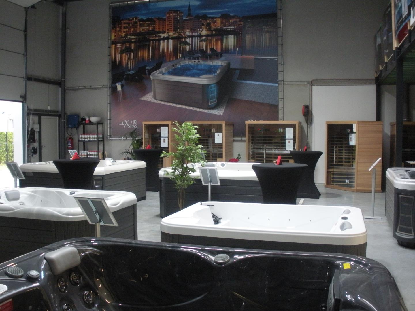 bord luxspas wuustwezel showroom