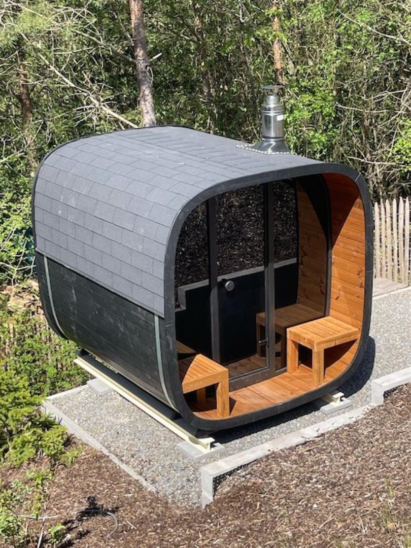 Barrel cube sauna's