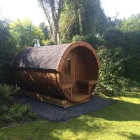 Barrelsauna thermowood L300 D197 Barrelsauna thermowood L300 D197 - incl. terras